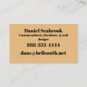 オリーブ木商カード 名刺 (裏面)