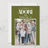 オリーブ来クリスチャンの写真を彼を崇拝しよう シーズンカード (正面)