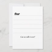 オリーブ枝すいません ノートカード (裏面)