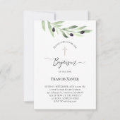 オリーブ枝バプテスマ 招待状 (正面)