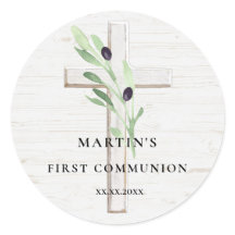 オリーブ枝白木十字第一聖餐式