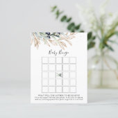 オリーブ枝赤ちゃんシャワービンゴゲームカード (スタンド正面)