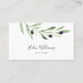 オリーブ枝 名刺 (正面)