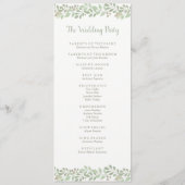 オリーブ枝LOVEコレクションプログラム プログラム (裏面)