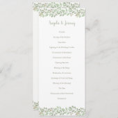 オリーブ枝LOVEコレクションプログラム プログラム (正面/裏面)