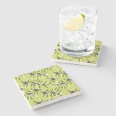 オリーブ模様 ストーンコースター (横)