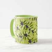 オリーブ模様 マグカップ (正面左)