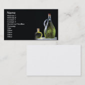 オリーブ油およびブランデー 名刺 (正面/裏面)