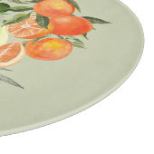 オリーブ油とオレンジ カッティングボード (角)