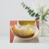 オリーブ油と白パン ポストカード (スタンド正面)