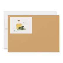 オリーブ油の招待カード