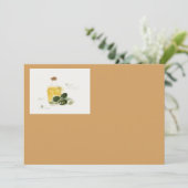 オリーブ油の招待カード 招待状 (スタンド正面)