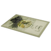 オリーブ油のcarafeの静物画 カッティングボード (角)