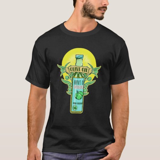 オリーブ油オリーブ Tシャツ (正面)