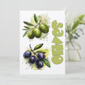 オリーブ油オーガニックビーガンボタニカルزيتون زيت 招待状 (スタンド正面)