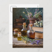 オリーブ油ジャースポストカード シーズンポストカード (正面/裏面)