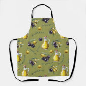 オリーブ油バイナターシャアメリカ エプロン (正面)