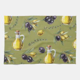 オリーブ油バイナターシャアメリカ キッチンタオル