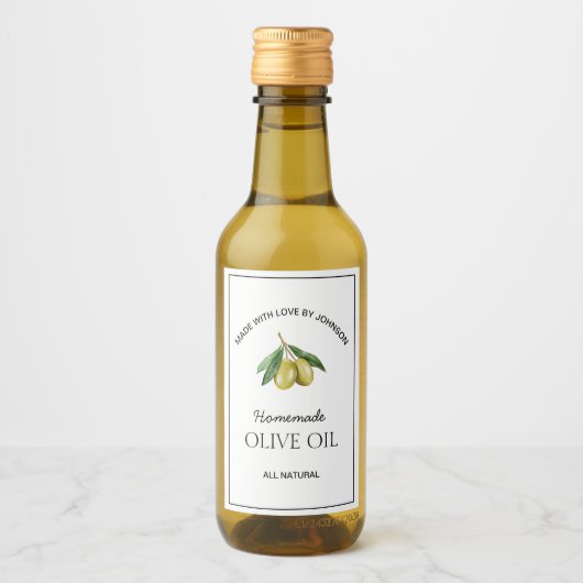 オリーブ油ラベル ワインラベル (正面)