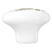 オリーブ油漫画イラストレーション セラミックノブ (側面)