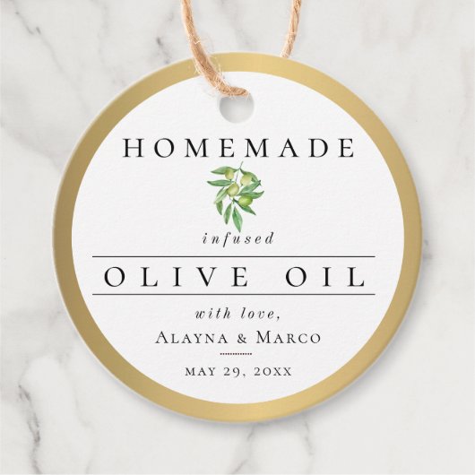 オリーブ油結婚ズ フェイバータグ (正面)