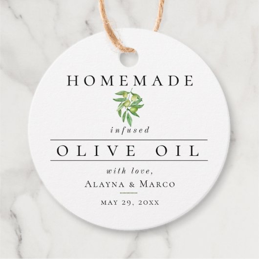 オリーブ油結婚ズ フェイバータグ (正面)