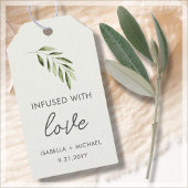 オリーブ油結婚式の引き出物 ギフトタグ