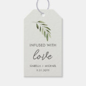 オリーブ油結婚式の引き出物 ギフトタグ (正面)