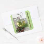 オリーブ油 スクエアシール (封筒)