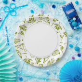 オリーブ油 ペーパープレート (パーティー)