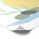 オリーブ油 ポスター (角)
