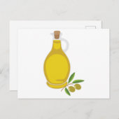 オリーブ油 ポストカード (正面/裏面)