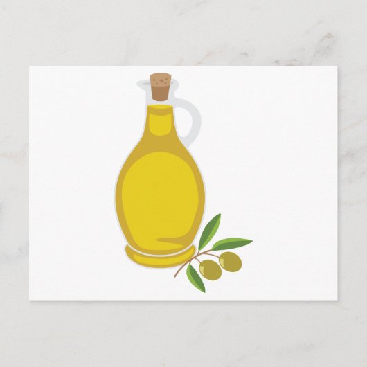 オリーブ油 ポストカード (正面)