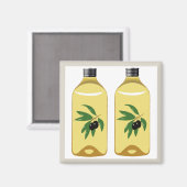 オリーブ油 マグネット (正面/裏面)