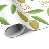 オリーブ油 ラッピングペーパー (ロールコーナー)