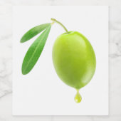 オリーブ油 ワインラベル (シングルラベル)