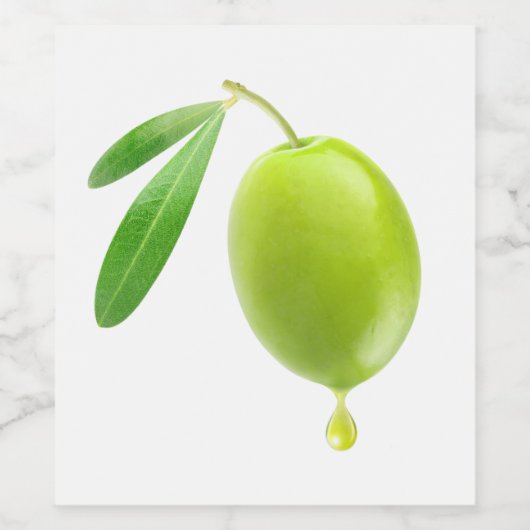 オリーブ油 ワインラベル (シングルラベル)