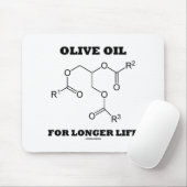 オリーブ油(分子) マウスパッド (マウス)