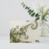 オリーブ煙はがき ポストカード (スタンド正面)