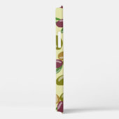 オリーブ素朴とオリーブの葉パターン Case-Mate iPhoneケース (裏面 / 右)