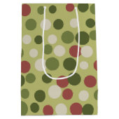 オリーブ素朴ドット抱き枕 ミディアムペーパーバッグ (裏面)