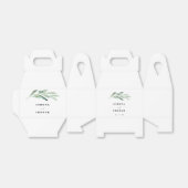 オリーブ素朴ブランチ結婚式の引き出物ボックス フェイバーボックス (折り畳みなし)