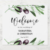 オリーブ結婚ブランチのビールラベル ビールラベル (シングルラベル)