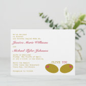 オリーブ結婚ユーズ 招待状 (スタンド正面)