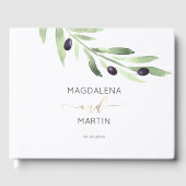 オリーブ結婚枝 ゲストブック (正面)