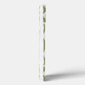 オリーブ緑のスクロールワークパターンケースメイトiPhone ca Case-Mate iPhoneケース (裏面 / 右)