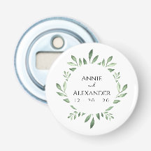 オリーブ緑色植物水彩