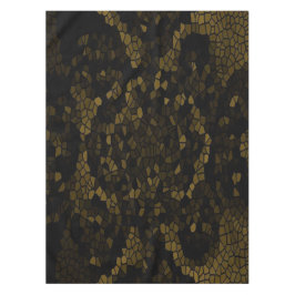 オリーブ色のステンドグラス蝶 テーブルクロス