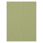 オリーブ色のモスグリーン木穀物のタケの一見 テーブルクロス (正面)