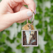 オリーブ色の山の掘削、マイルからの キーホルダー (手)